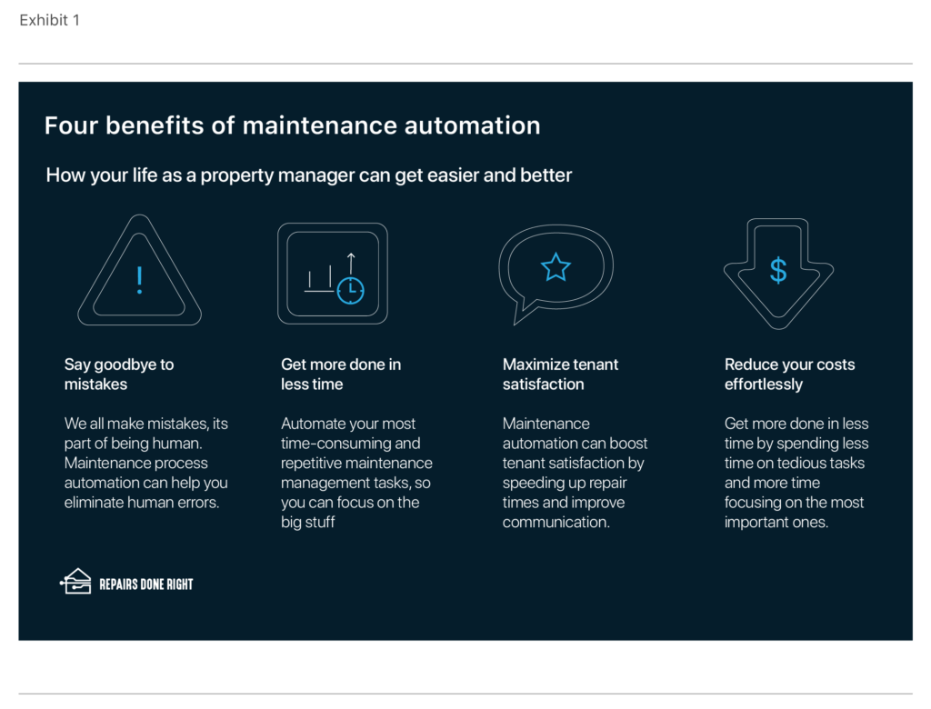 Four benefits of maintenance automation